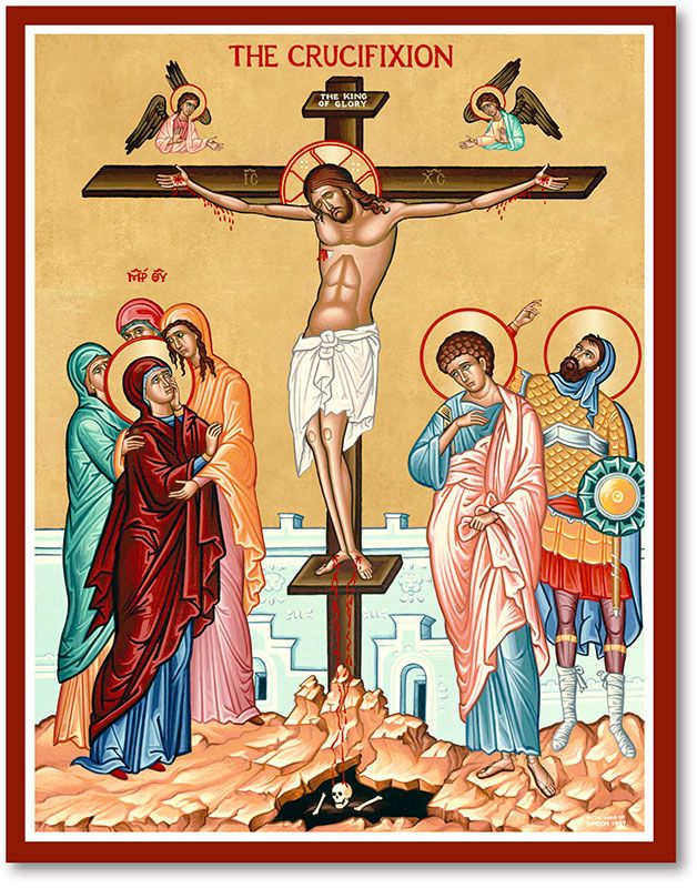 Icon of the crucifixion.